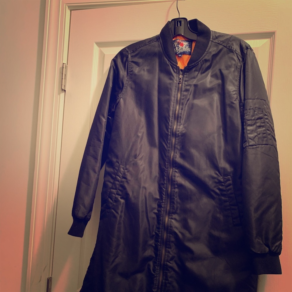 Black long jacket